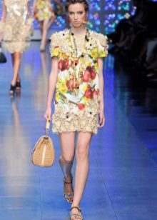Knitted evening dress from Dolce & Gabbana short