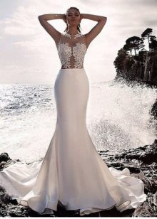 Mermaid wedding dress mula sa koleksyon ng Milano 2015