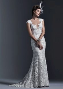 Kasal sa istilong retro lace