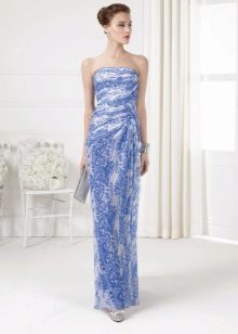 Blue evening dress 2016