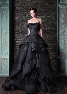 Black Lace Napakarilag Wedding Dress