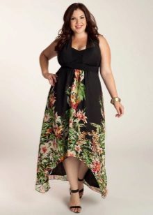 Evening dress short front long back