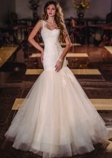 Mermaid wedding dress ni Victoria Karandasheva