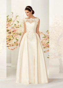 A-line Wedding Dress na may puntas
