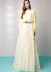 Ang Tony Ward evening dress na may sleeves