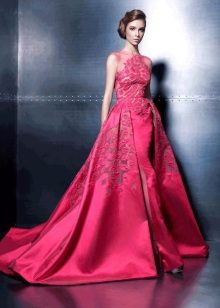 Red sutla damit na may lace