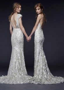 Wedding dress 2015 mula sa Vera Wong puntas