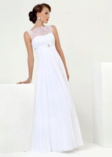 Lace Top Wedding Dress
