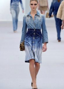 Denim dress shirt
