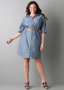 Dress shirt for fat
