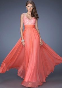 Coral dress