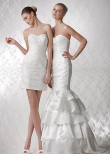 Wedding dress mermaid transpormer