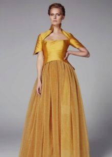 Kasal damit na may satin bolero