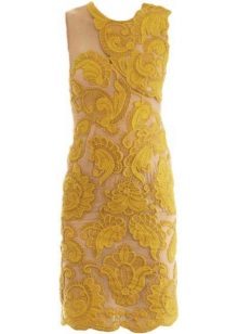 Dress ng Lace Mustard