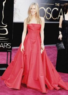 Long dress sa crimson floor