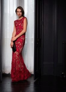 Crimson dress