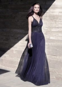 Chiffon dress sa sahig