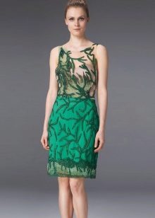 Green dress midi gabi