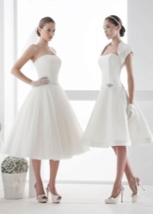 Fluffy midi dresses