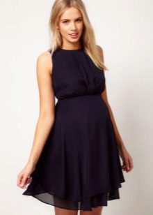 Chiffon short maternity strap