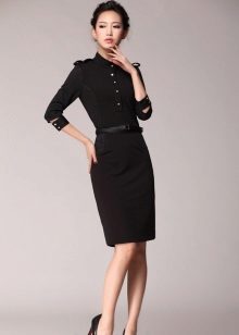 Black dress office