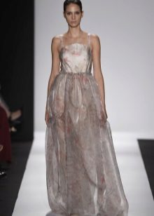 Organza strap dress
