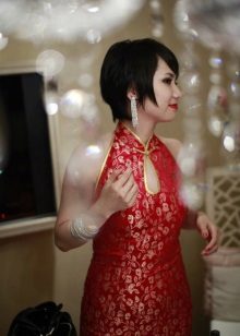 Intsik estilo dress hikaw