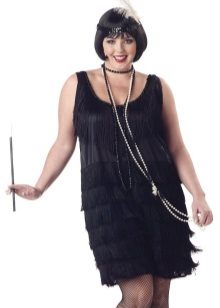Gatsby Fringed Dress para sa Fat Girls