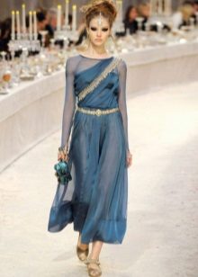 Chiffon dress sa oriental style