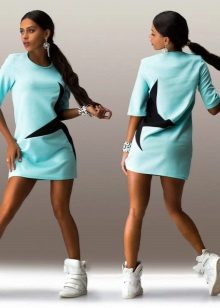 Blue sports dress