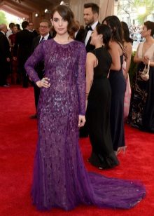 Purple dress with sequins