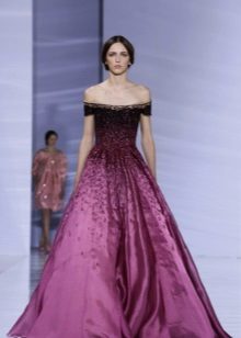Purple fluffy dress