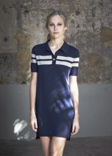 Polo dress blue