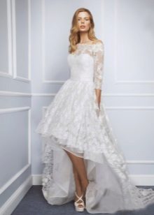 Lace dress with train from Blumarine