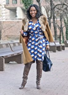 heels to wrap dress
