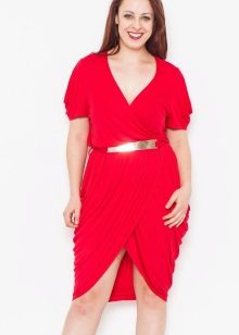 Red tulipan damit para sa buong