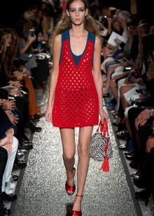 Red mesh damit