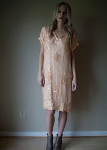 chicago peach dress