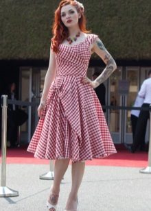 Plaid dress