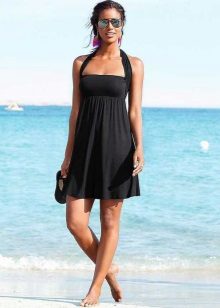 Black skirt with reversible strap