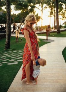 Summer dress para sa mga buntis na kababaihan