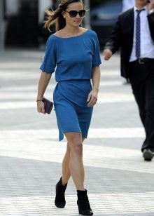 Blue casual dress