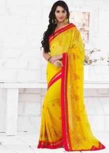 Dilaw na saree