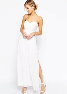 Mataas na baywang Wedding Dress