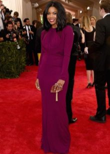 Lilac knitted dress