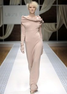Knitted dress long