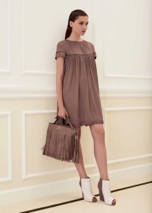 Dress from summer knitwear
