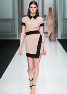 Autumn dress para sa office shirt