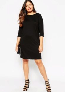 Autumn dress para sa buong