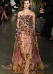 Strapless Dress ni Elie Saab